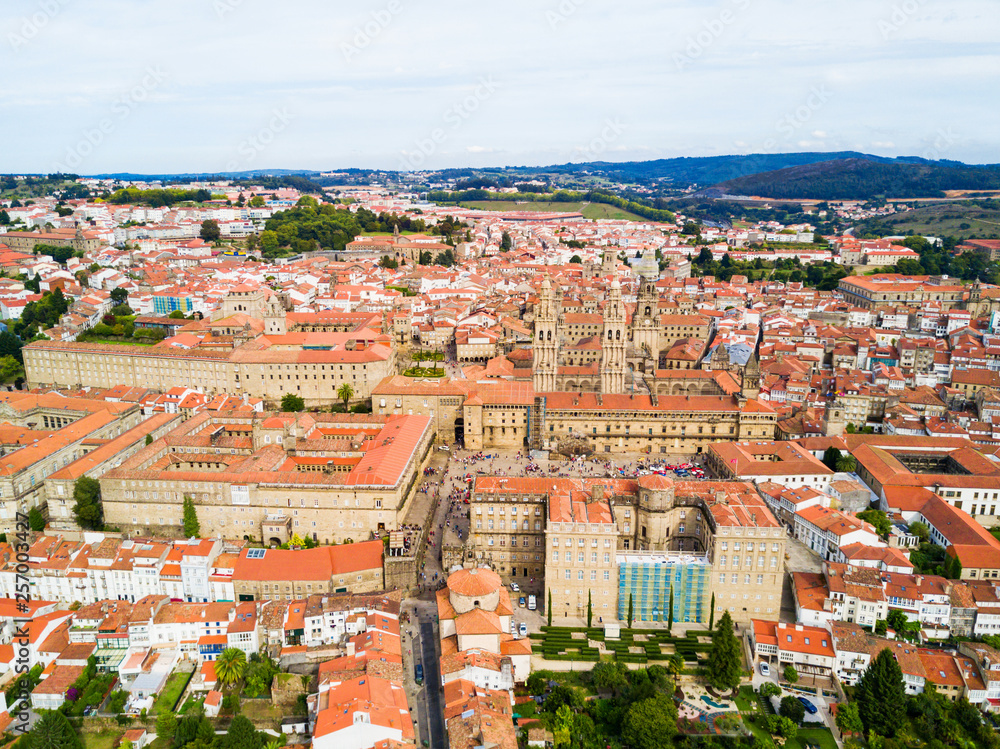 Santiago de Compostela in Galicia, Spain