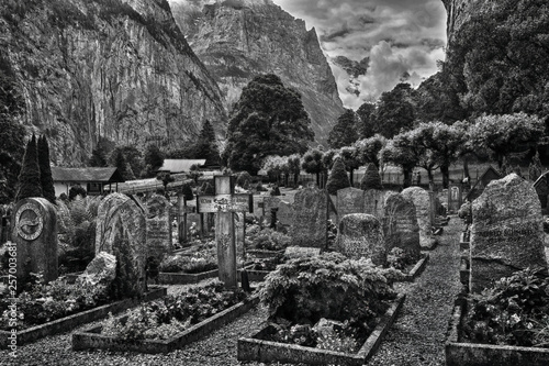 graveyard in Switzerland