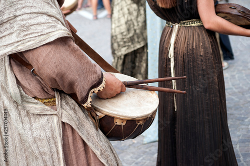 procession of penitents on Good Friday in Benevento and Avellino, Campania-Italy