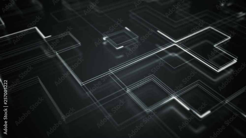 Abstract background with animation of morphing shapes as topographic map or stripes data transfer with flickering particles. Animation of seamless loop. Abstract background with animation of morphing shapes as topographic map or stripes data transfer with flickering particles. Animation of seamless loop.
