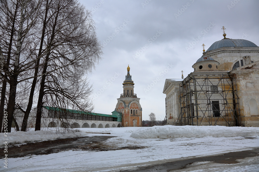 Borisoglebsky Monastery. Torzhok, Russia. The oldest in the Tver region. Founded in 1038