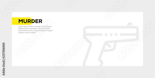 MURDER BANNER CONCEPT