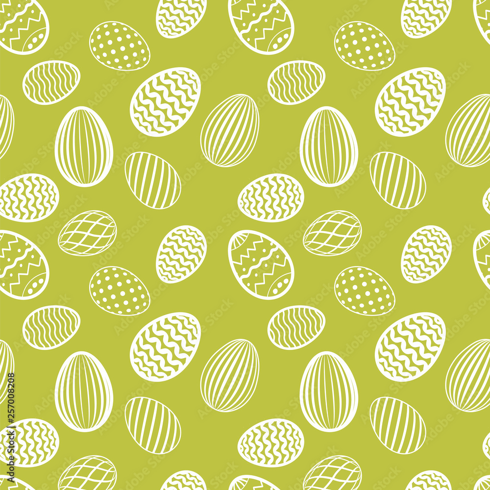 Easter egg seamless pattern. Pastel color, holiday eggs texture. Simple abstract decorative template for Happy Easter celebration. Stylized cute ornament wallpaper, card, fabric. Vector illustration Easter egg seamless pattern. Pastel color, holiday eggs texture. Simple abstract decorative template for Happy Easter celebration. Stylized cute ornament wallpaper, card, fabric. Vector illustration