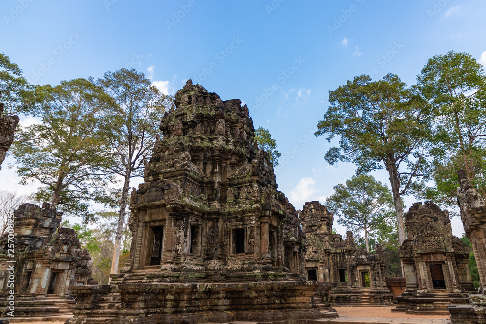Naklejka premium Chau Say Tevoda, one of a pair of Hindu temples built during the reign of Suryavarman II at Angkor, Cambodia