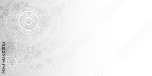 Vector background technology in the concept of digital.