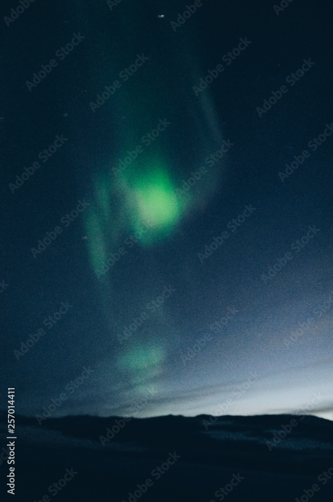 Fototapeta premium Northern lights Iceland