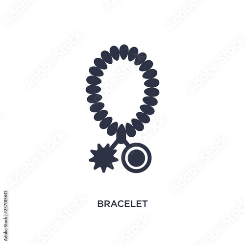 bracelet icon on white background. Simple element illustration from history concept.