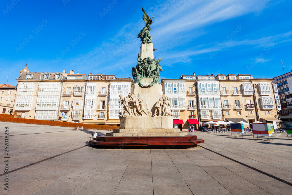 Virgen Blanca Square in Vitoria-Gasteiz