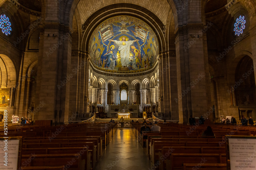 Interior of Basilique du Sacré-Cœur de Montmartre