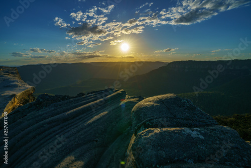 sunset at lincolns rock, blue mountains, australia 47