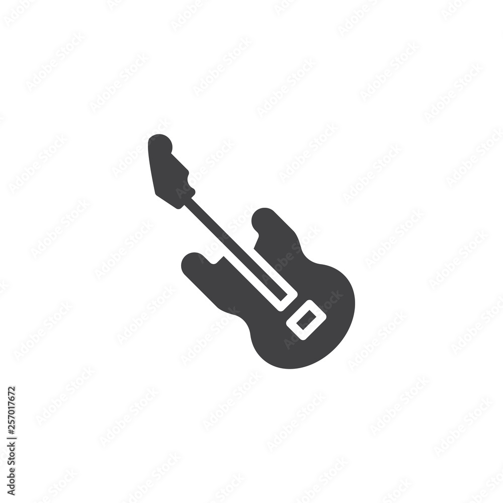 Electric guitar vector icon. filled flat sign for mobile concept and web design. Rock guitar musical instrument glyph icon. Symbol, logo illustration. Pixel perfect vector graphics Electric guitar vector icon. filled flat sign for mobile concept and web design. Rock guitar musical instrument glyph icon. Symbol, logo illustration. Pixel perfect vector graphics
