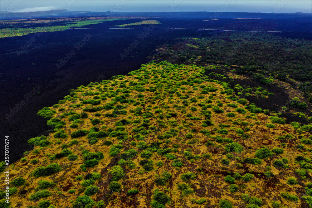 Lava auf Hawaii aus der Luft - Luftbilder von Big Island