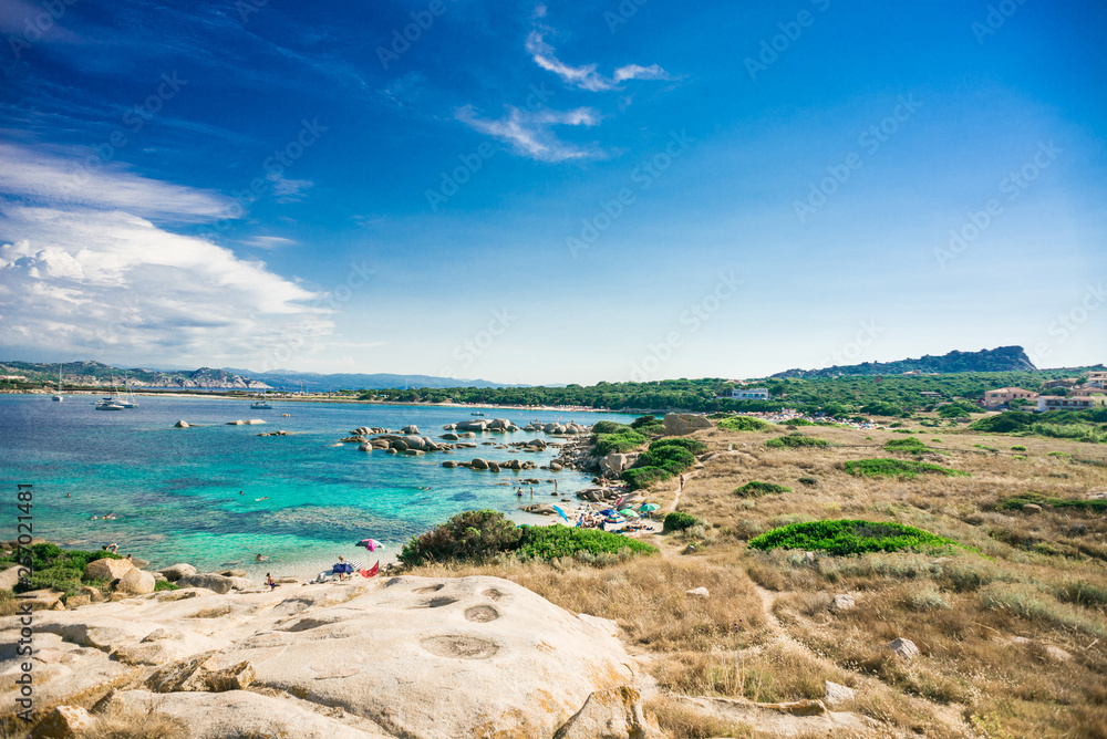 Zia Culumba Beach. Capo Testa, Sardinia Island.