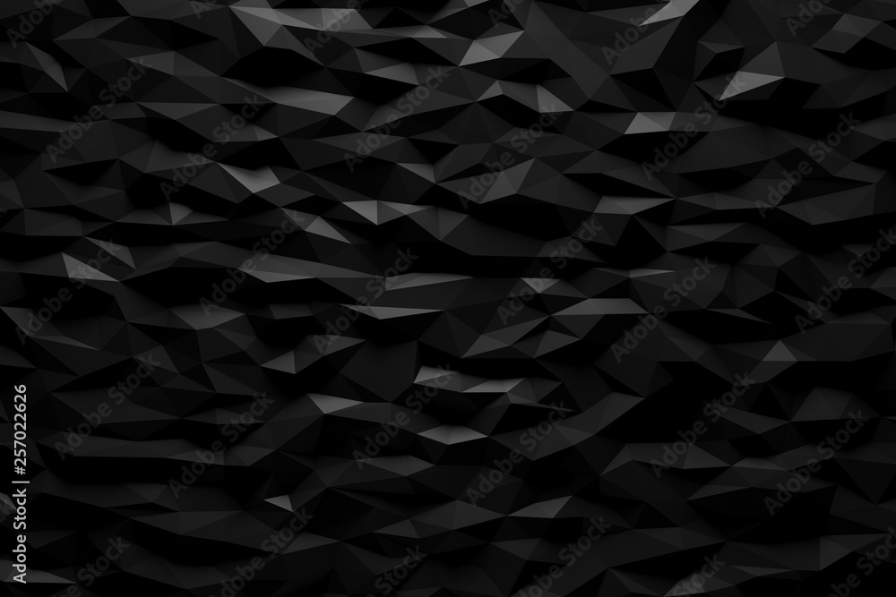 Fototapeta premium Abstract triangle Low Polygon background wallpaper texture 