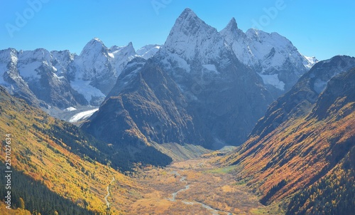 Valley in mountains