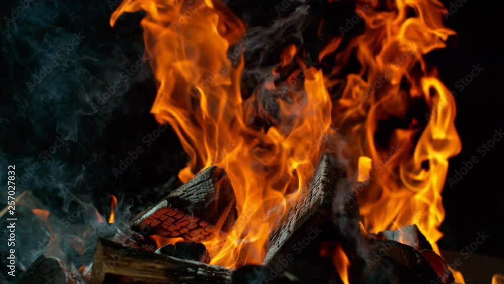 Fireplace in super slow motion, shooting with high speed cinema camera in 4k Fireplace in super slow motion, shooting with high speed cinema camera in 4k
