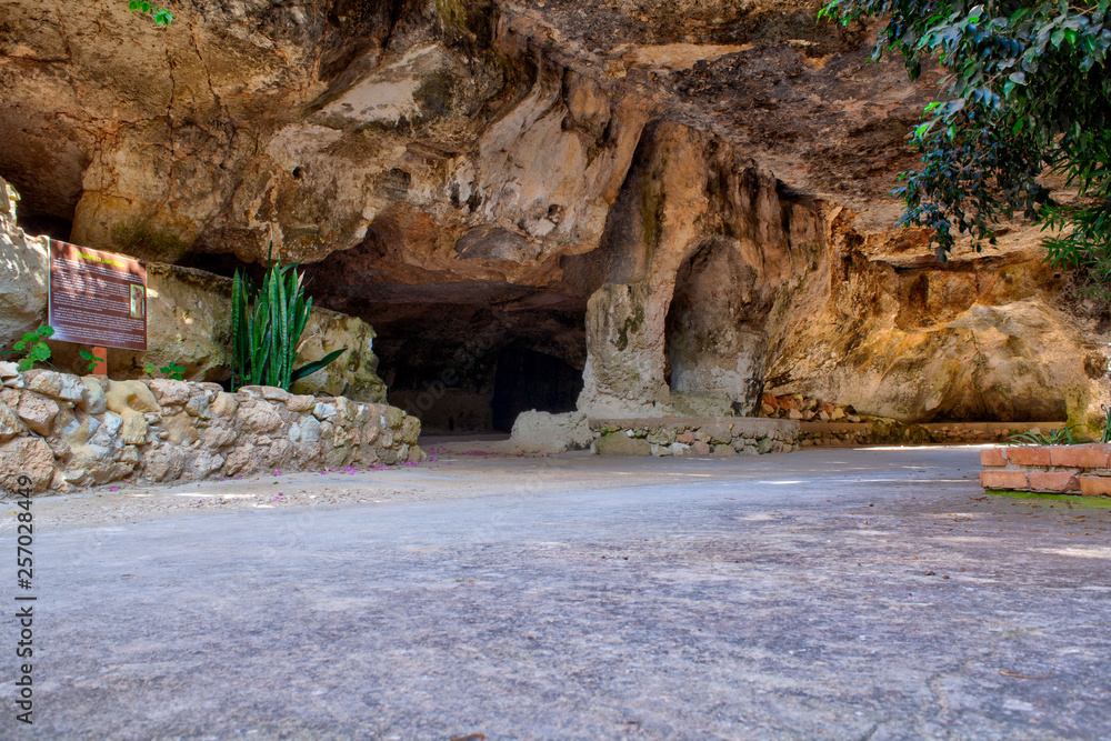 Cave in the Sanctuary of Nostra Signora di Lampedusa