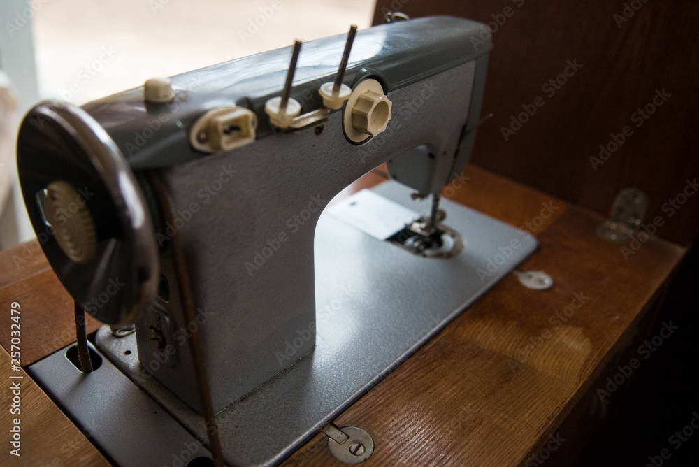 Fototapeta premium Old manual sewing machine