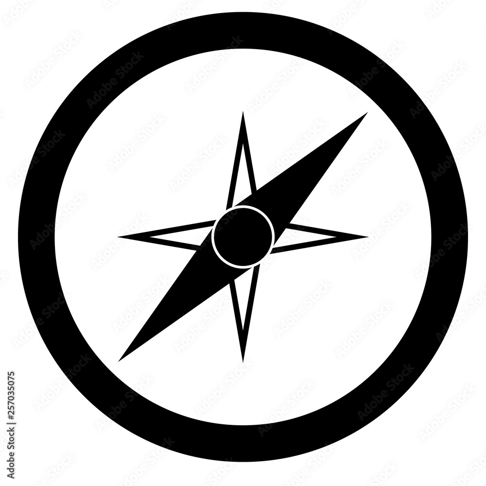 Compass icon. Sea icon vector design Compass icon. Sea icon vector design