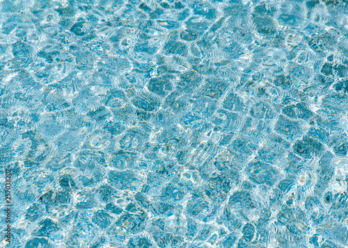 Turquoise pool water ripple background