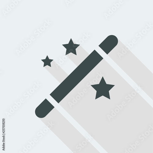 Magic action icon. Flat, clean, minimal and isolated vector illustration with minimal and modern design.