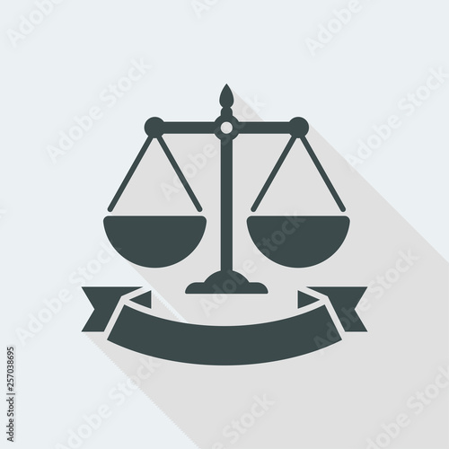 Law certificate icon