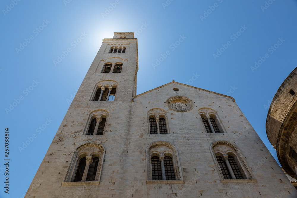 Church with typical architecture of the Italian city of Bari, Apulia