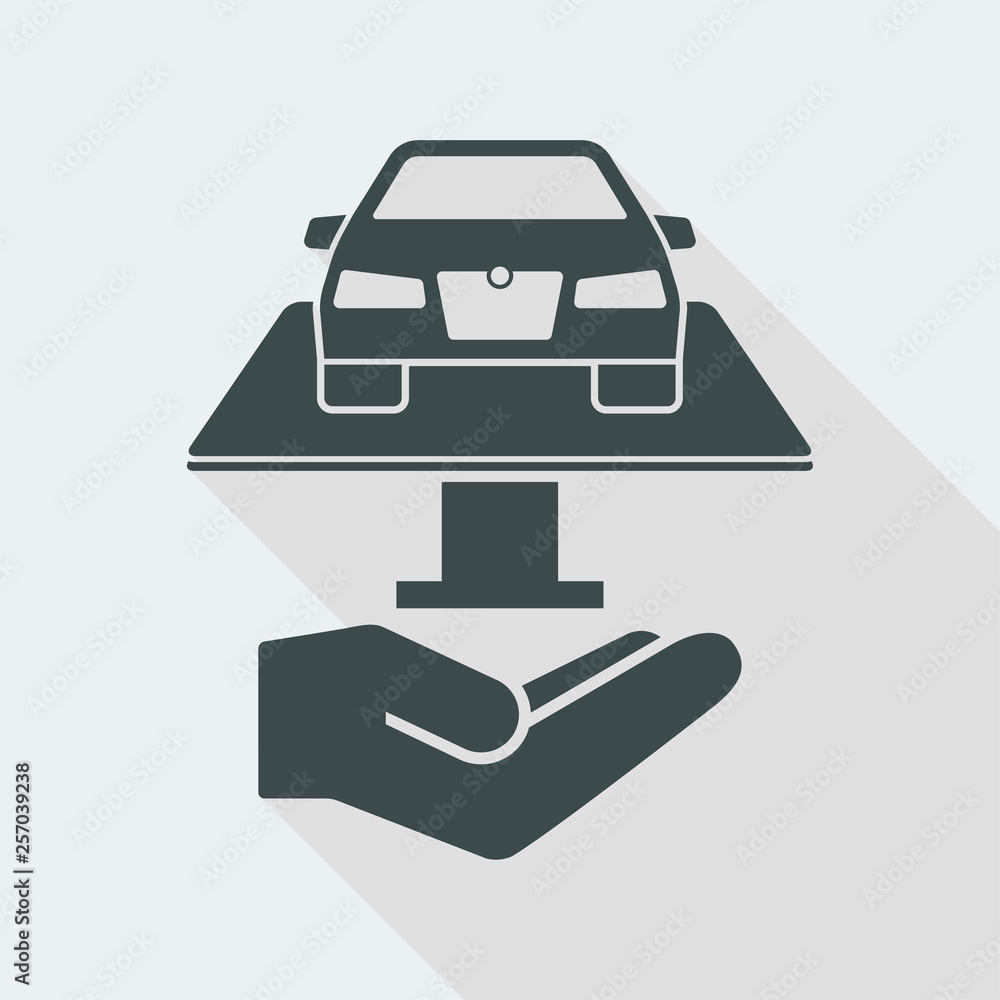 Automotive expo presentation icon Automotive expo presentation icon