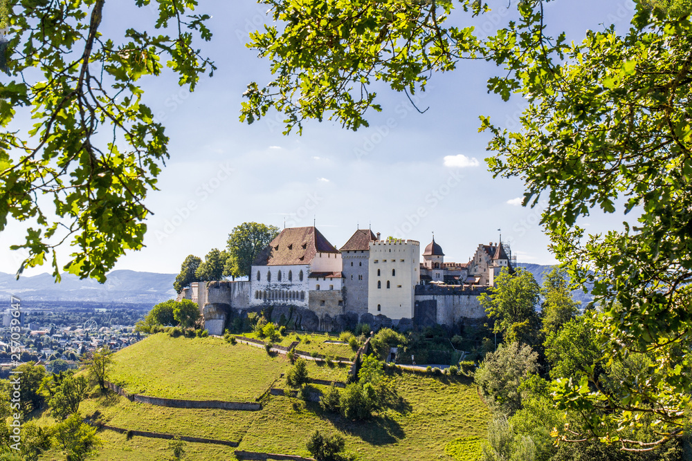 Lenzburg castle, built in the 11 century, in Canton Aargau, Switzerland