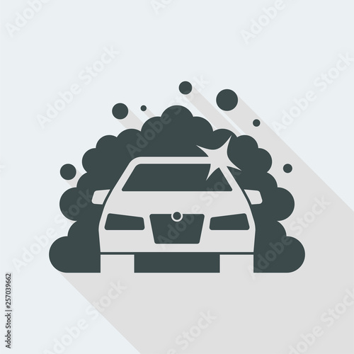 Car cleaning station symbol