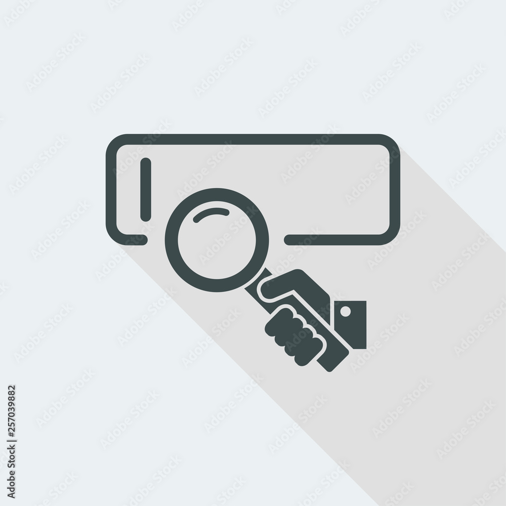 Search box concept icon Search box concept icon