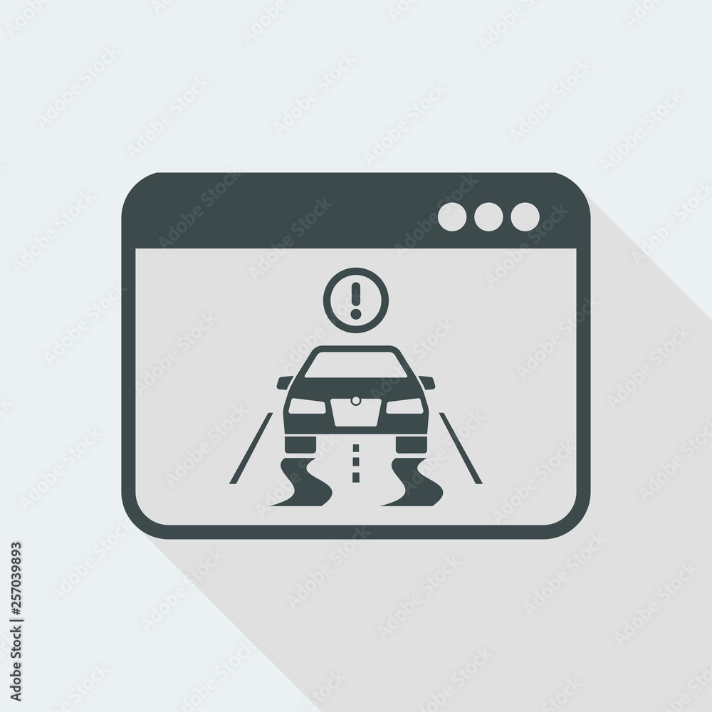 Application warning of dangers to drivers Application warning of dangers to drivers