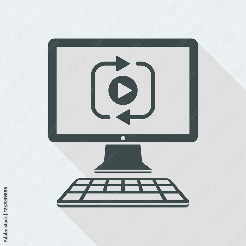Loop play media on computer Loop play media on computer
