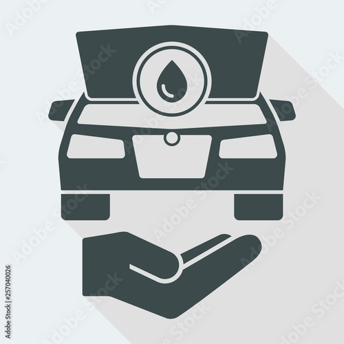 Liquid car check icon