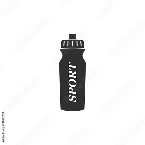 Sport bottle icon in simple design. Vector illustration