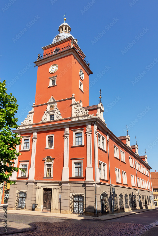 Das historische Rathaus in Gotha, Thüringen, Deutschland