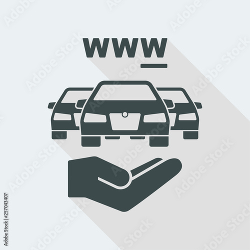 Online automotive services icon