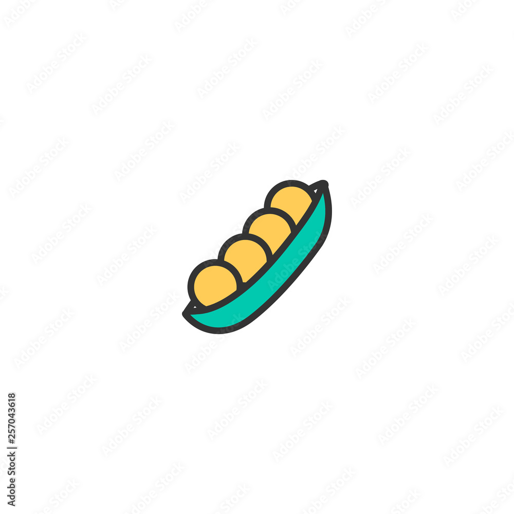 Beans icon design. Gastronomy icon vector design Beans icon design. Gastronomy icon vector design