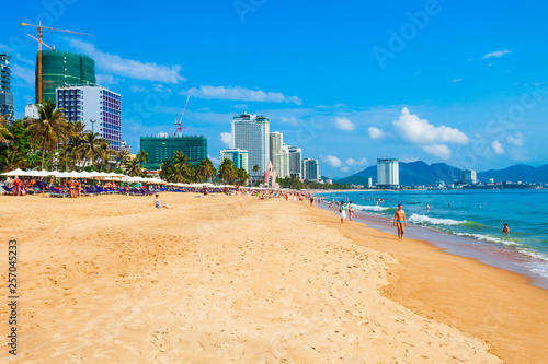 Nha Trang city beach, Vietnam photo