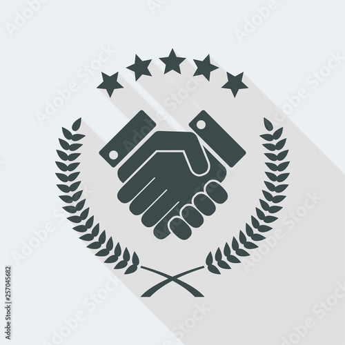 Official agreemet symbol icon