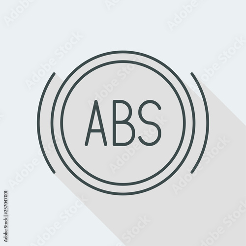 Free Download ABS lineal icon - GFXLoad