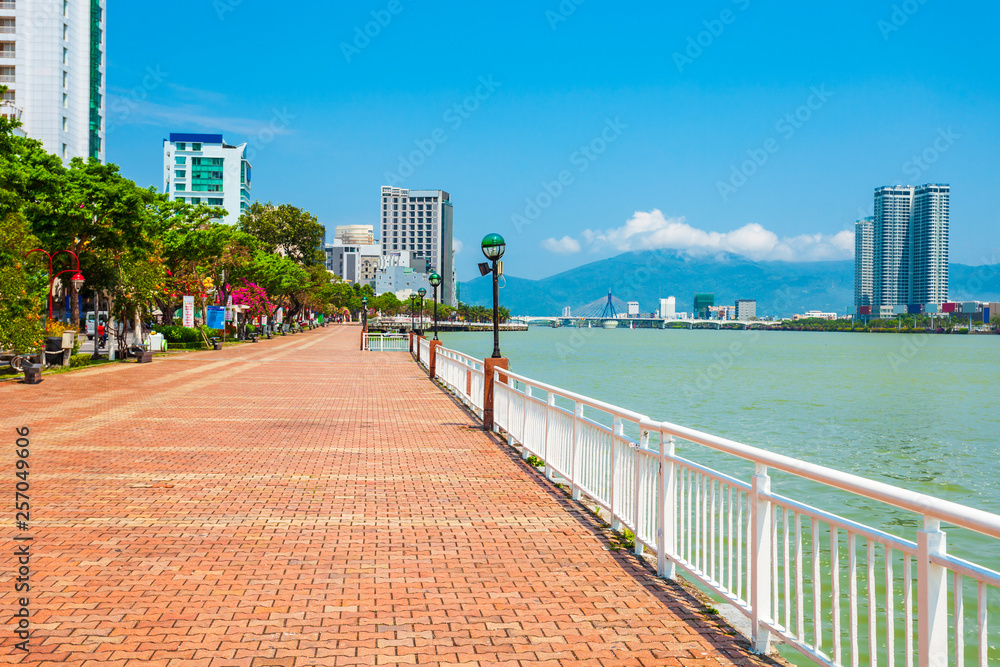 Riverfront in Danang city, Vietnam