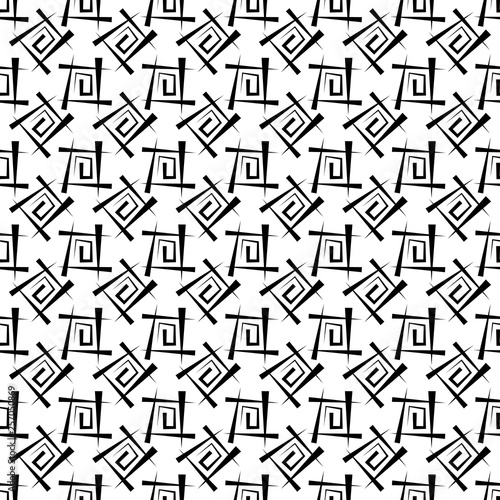 Seamless geometric background, vector illustration.