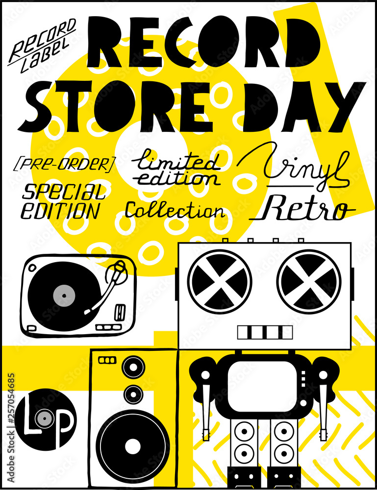 Record Store Day modern poster design