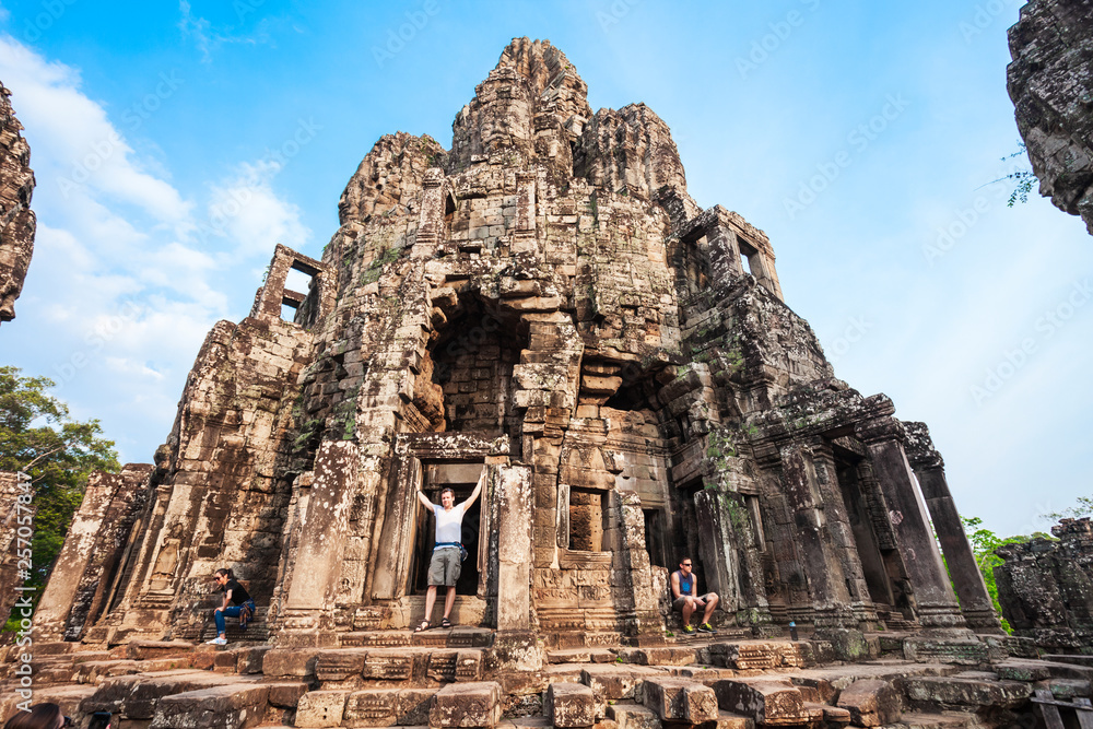 Naklejka premium Bayon temple in Siem Reap