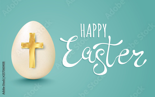 Vector lettering for Easter