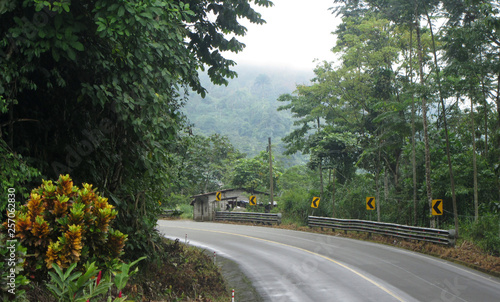 dangerous bend in the road