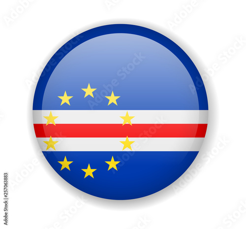 Cape Verde flag round bright icon vector Illustration Free Download Cape Verde flag round bright icon vector Illustration - GFXLoad