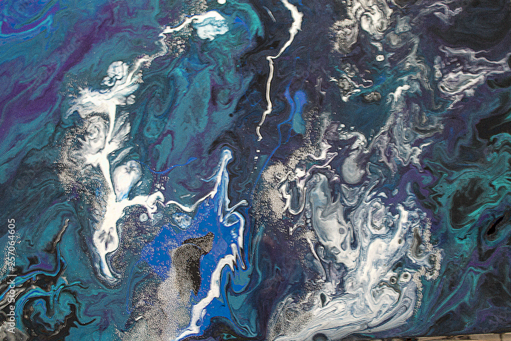 Fototapeta premium texture of acrylic paint with abstraction