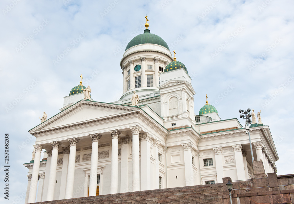 Helsinki Cathedral. Autumn day. Finland